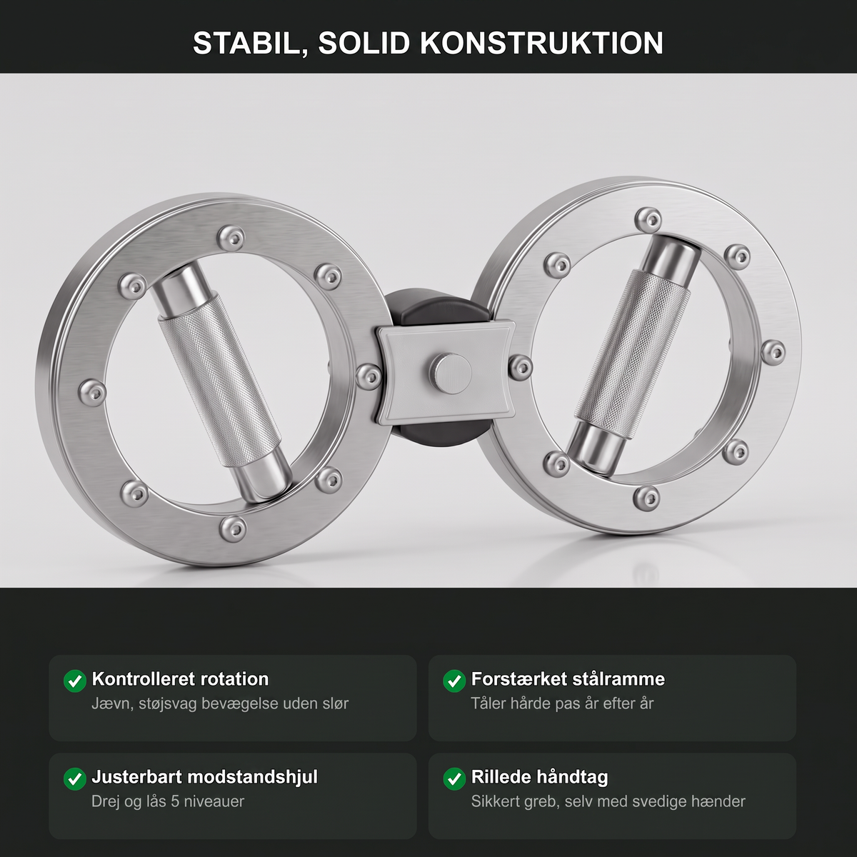 Stabil og solid konstruktion