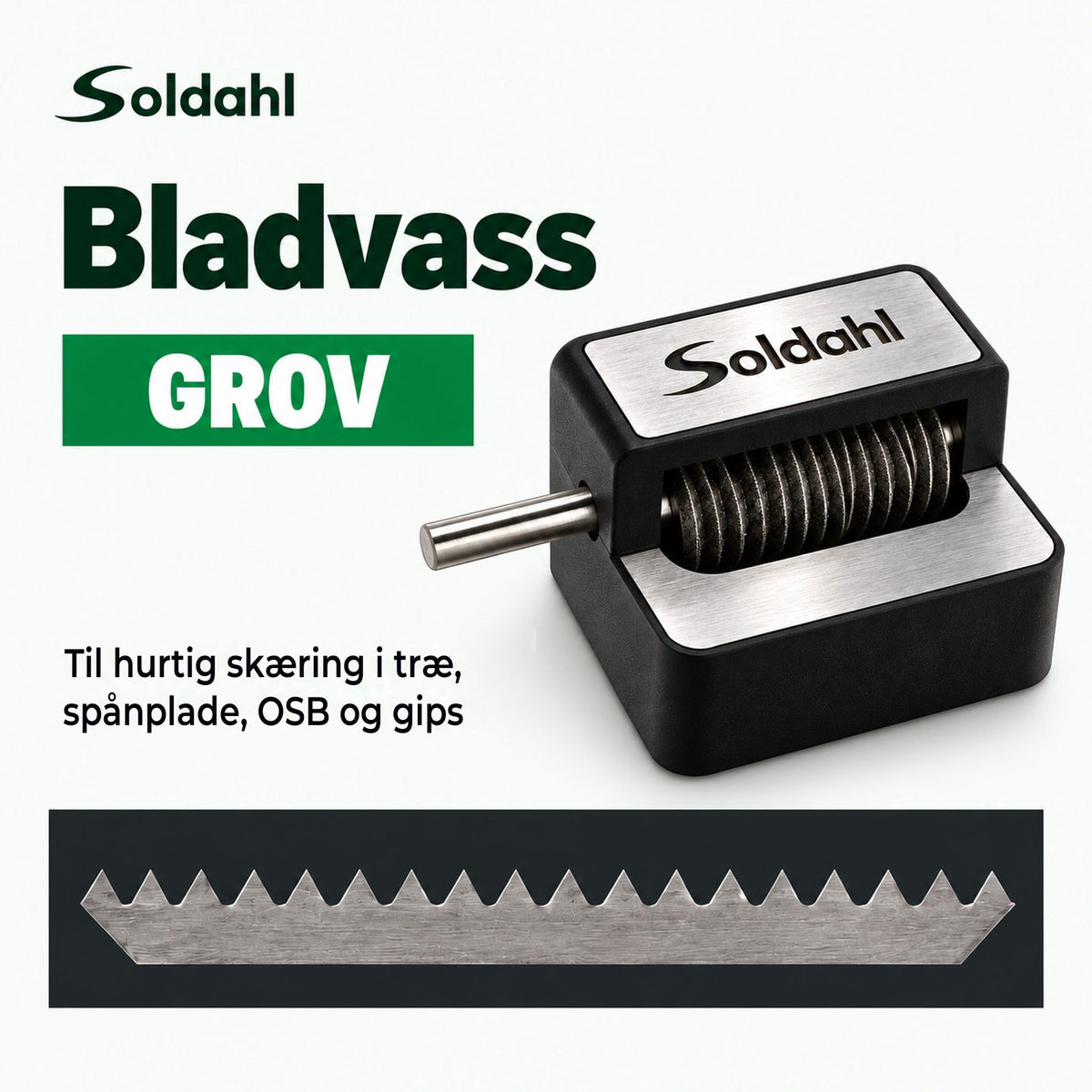 Bladvass GROV til hurtig skæring i træ