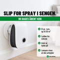 Slip for at spraye i sengen, Tystvakt i stikkontakten, 90 dages åbent køb