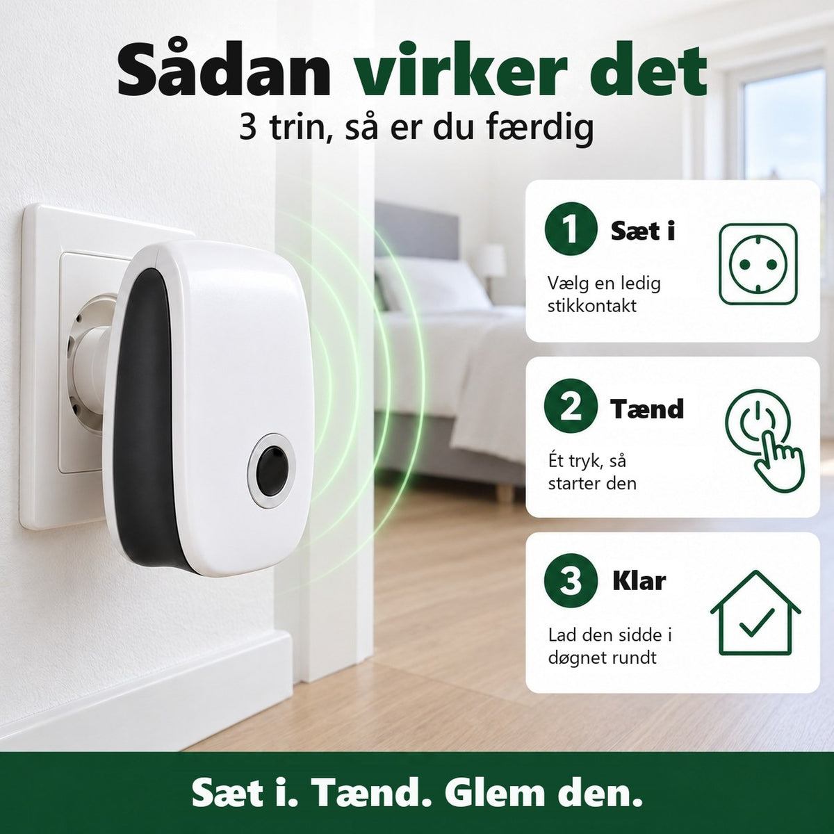 Sådan virker Tystvakt: sæt i, tænd, lad den sidde i døgnet rundt