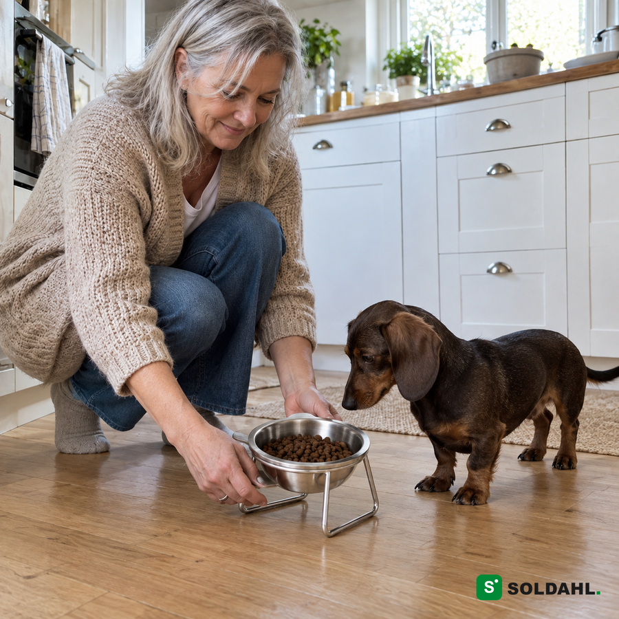 Din hund er ikke problemet, skålen på gulvet er det