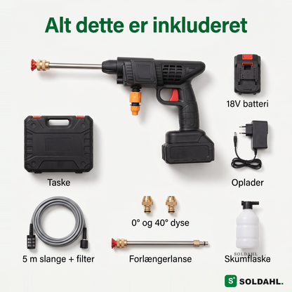 Hård opbevaringstaske med tilbehør