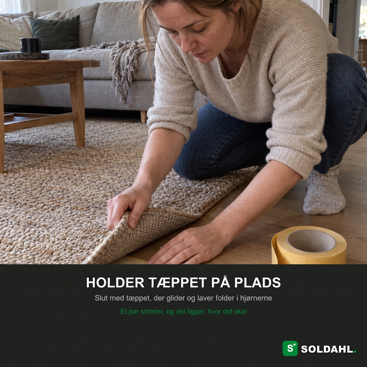 Holder tæppet på plads